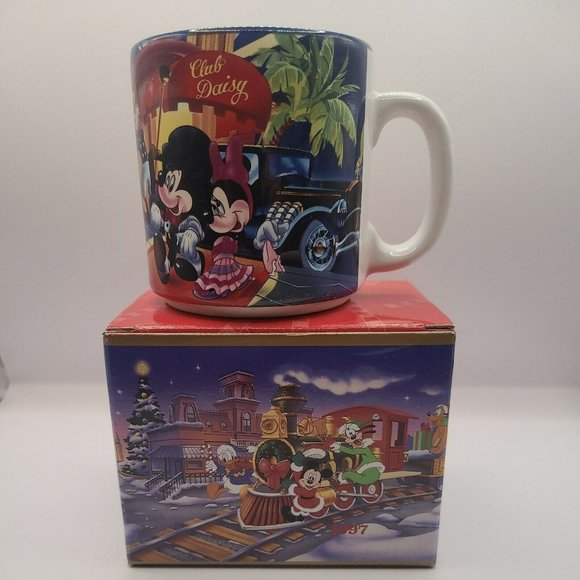 Disney World Parks MGM Studios Club Daisy Mickey Minnie Mug 1987, original box - Picture 1 of 6